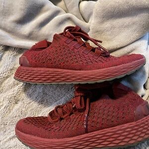 NOBULL Maroon Knit Sneakers